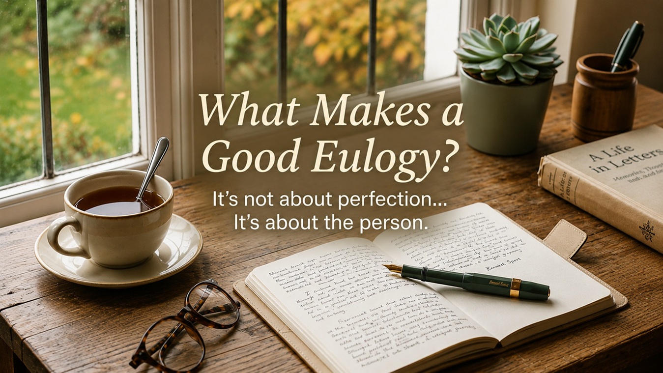 You are currently viewing What Makes a Good Funeral Eulogy?